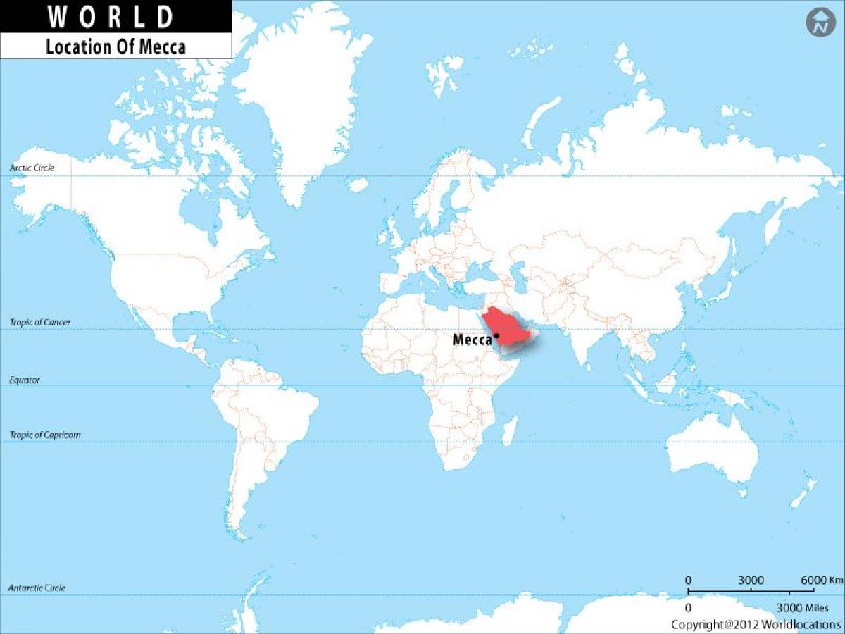 마카에서는 세계 지도